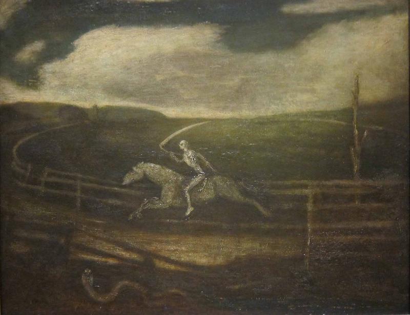 Albert Pinkham Ryder Die Rennbahn oder der Tod auf einem fahlen Pferd